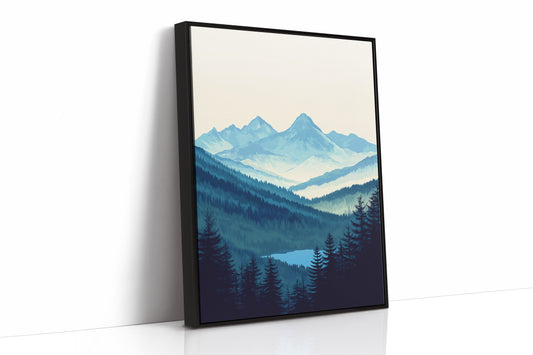 AL0016 - Black Framed Canvas image 1