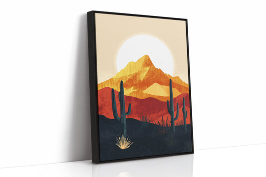 AL0017 - Black Framed Canvas image 1