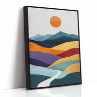 AL0018 - Black Framed Canvas image 1