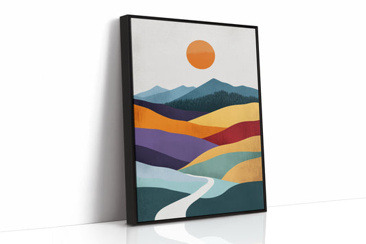 AL0018 - Black Framed Canvas image 1
