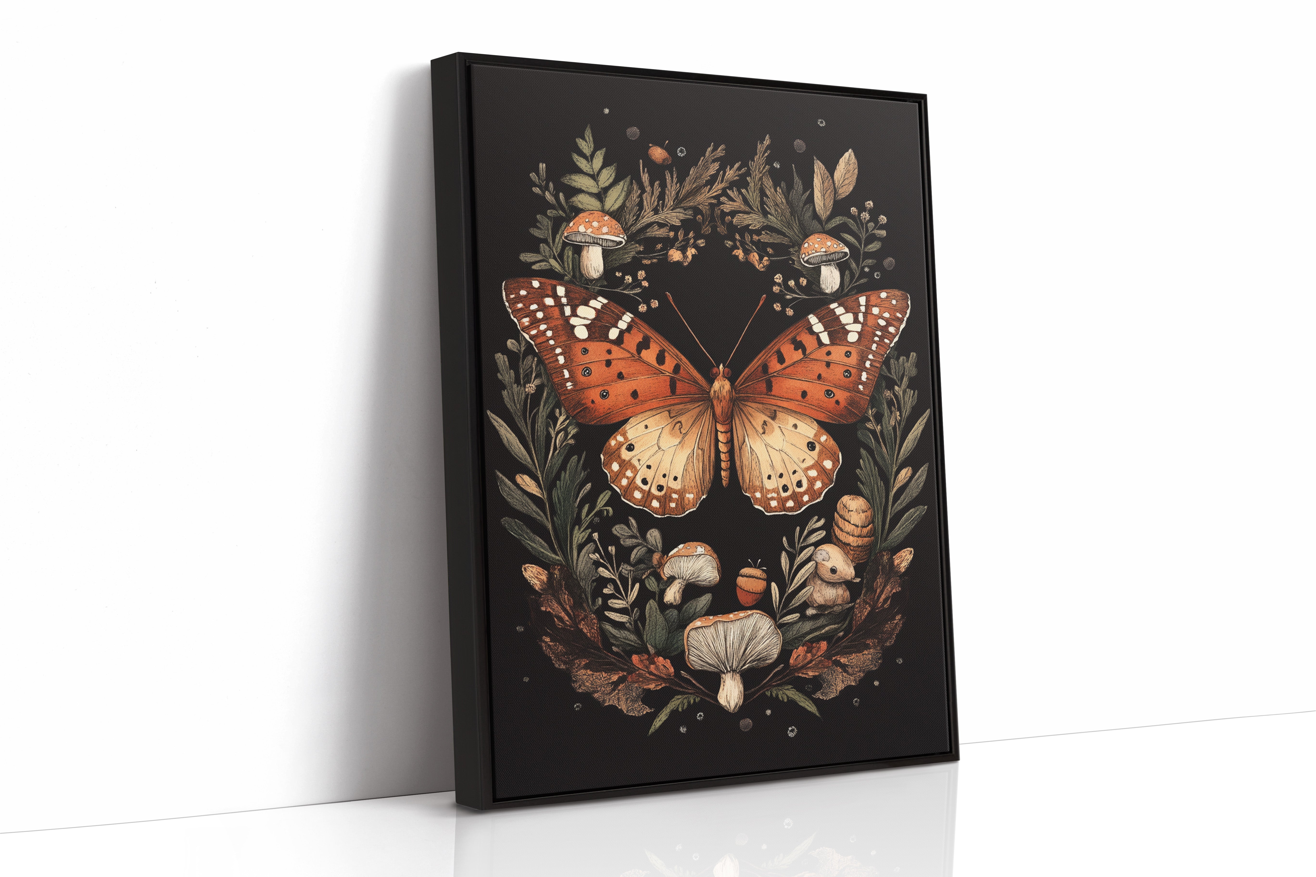 AL0026 - Premium Art Print - Black Framed Canvas image 1