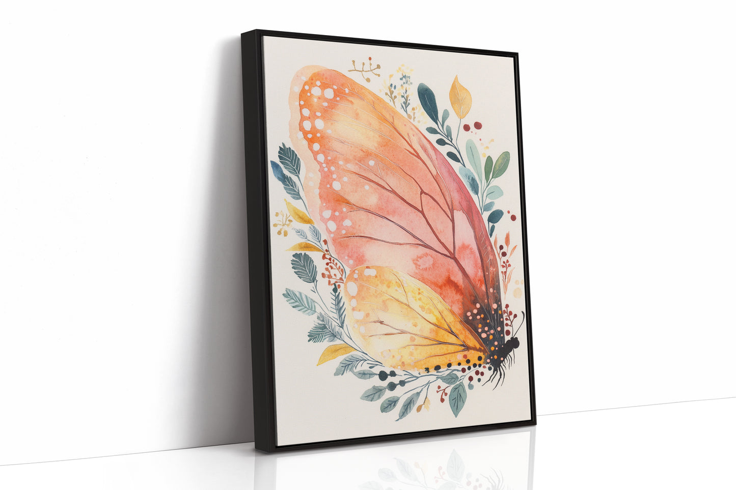 AL0027 - Premium Art Print - Black Framed Canvas image 1