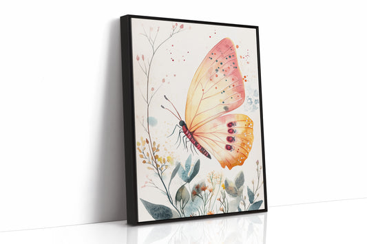 AL0028 - Premium Art Print - Black Framed Canvas image 1