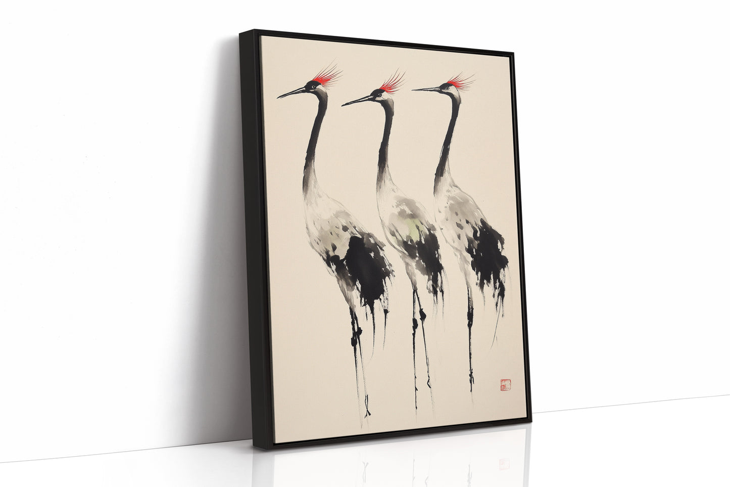 AL0030 - Premium Art Print - Black Framed Canvas image 1