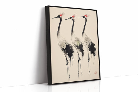 AL0030 - Premium Art Print - Black Framed Canvas image 1