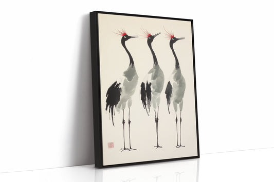 AL0031 - Premium Art Print - Black Framed Canvas image 1