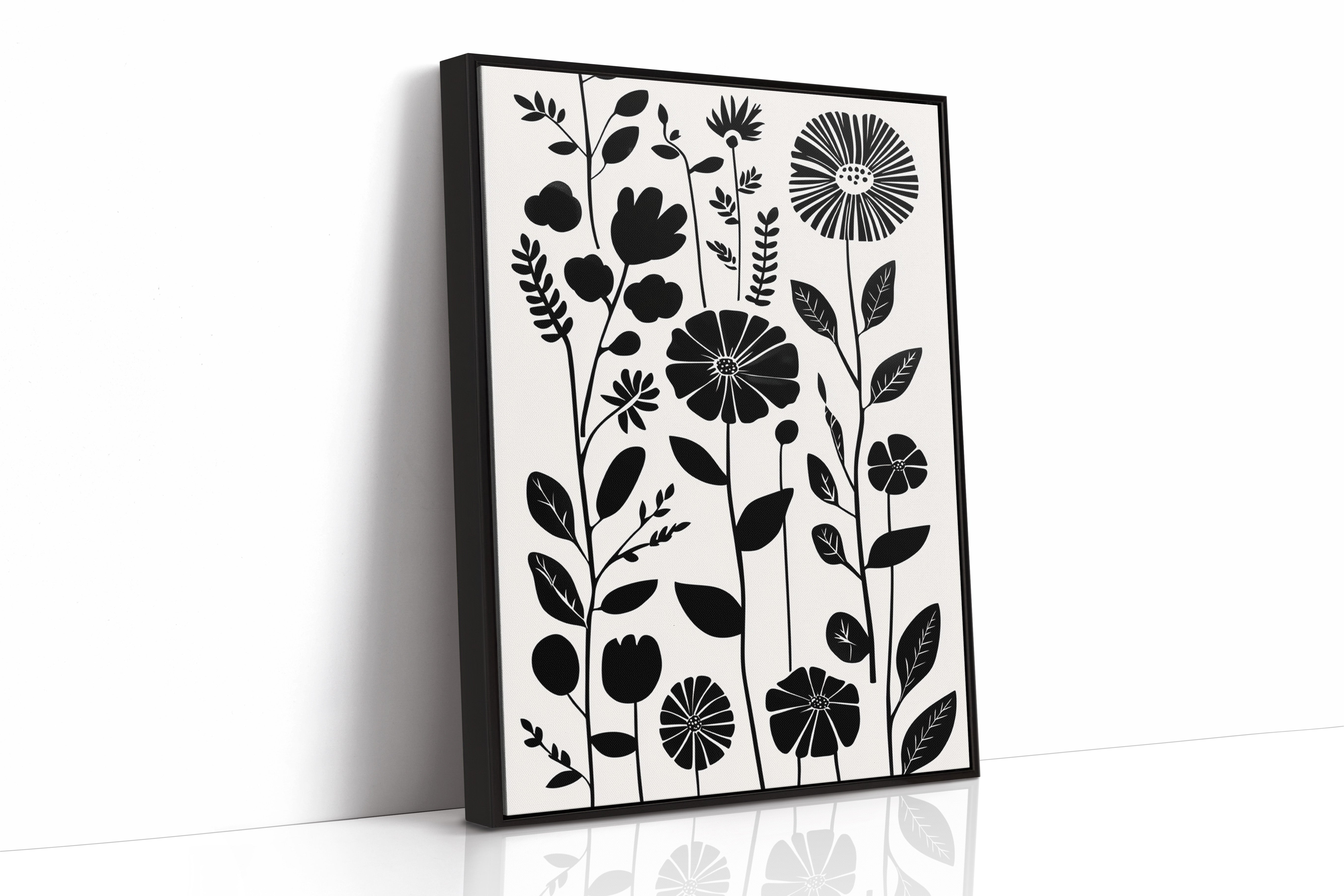 AL0032 - Premium Art Print - Black Framed Canvas image 1