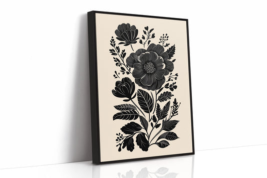 AL0033 - Premium Art Print - Black Framed Canvas image 1