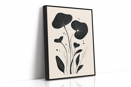 AL0034 - Premium Art Print - Black Framed Canvas image 1
