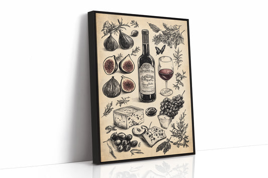 AL0035 - Premium Art Print - Black Framed Canvas image 1