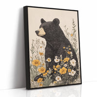 AL0039 - Premium Art Print - Black Framed Canvas image 1