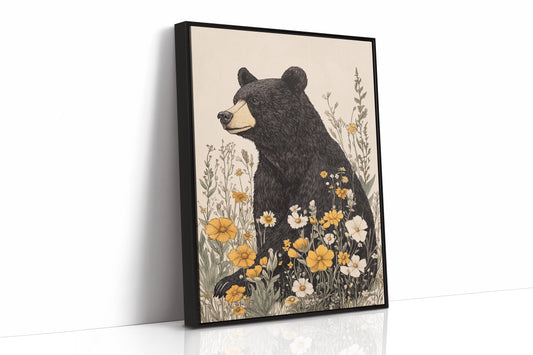 AL0039 - Premium Art Print - Black Framed Canvas image 1