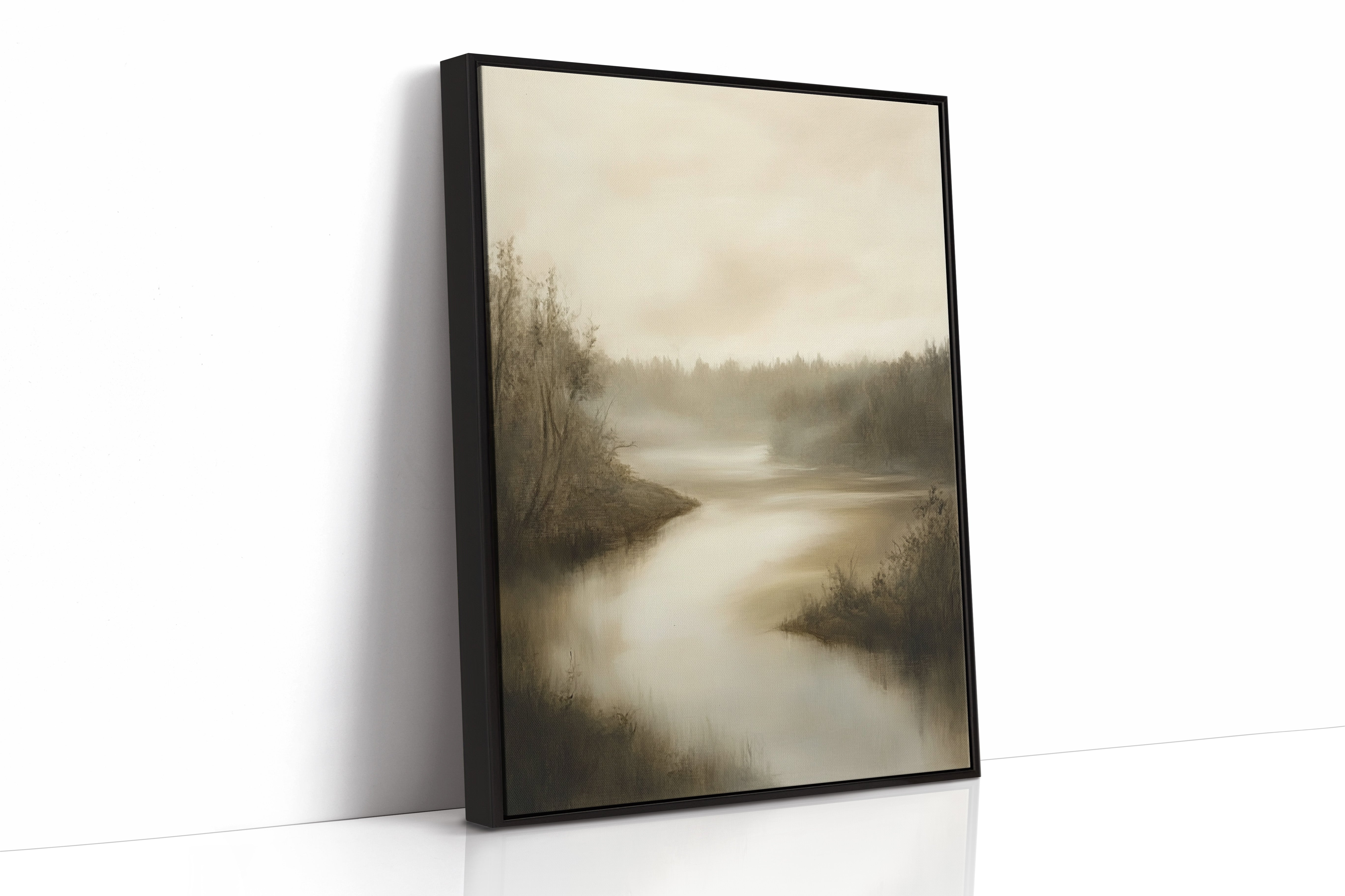 AL0047 - Premium Art Print - Black Framed Canvas image 1
