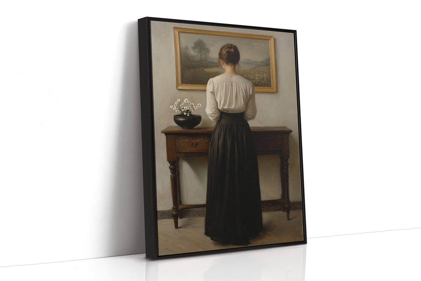 AL0048 - Premium Art Print - Black Framed Canvas image 1