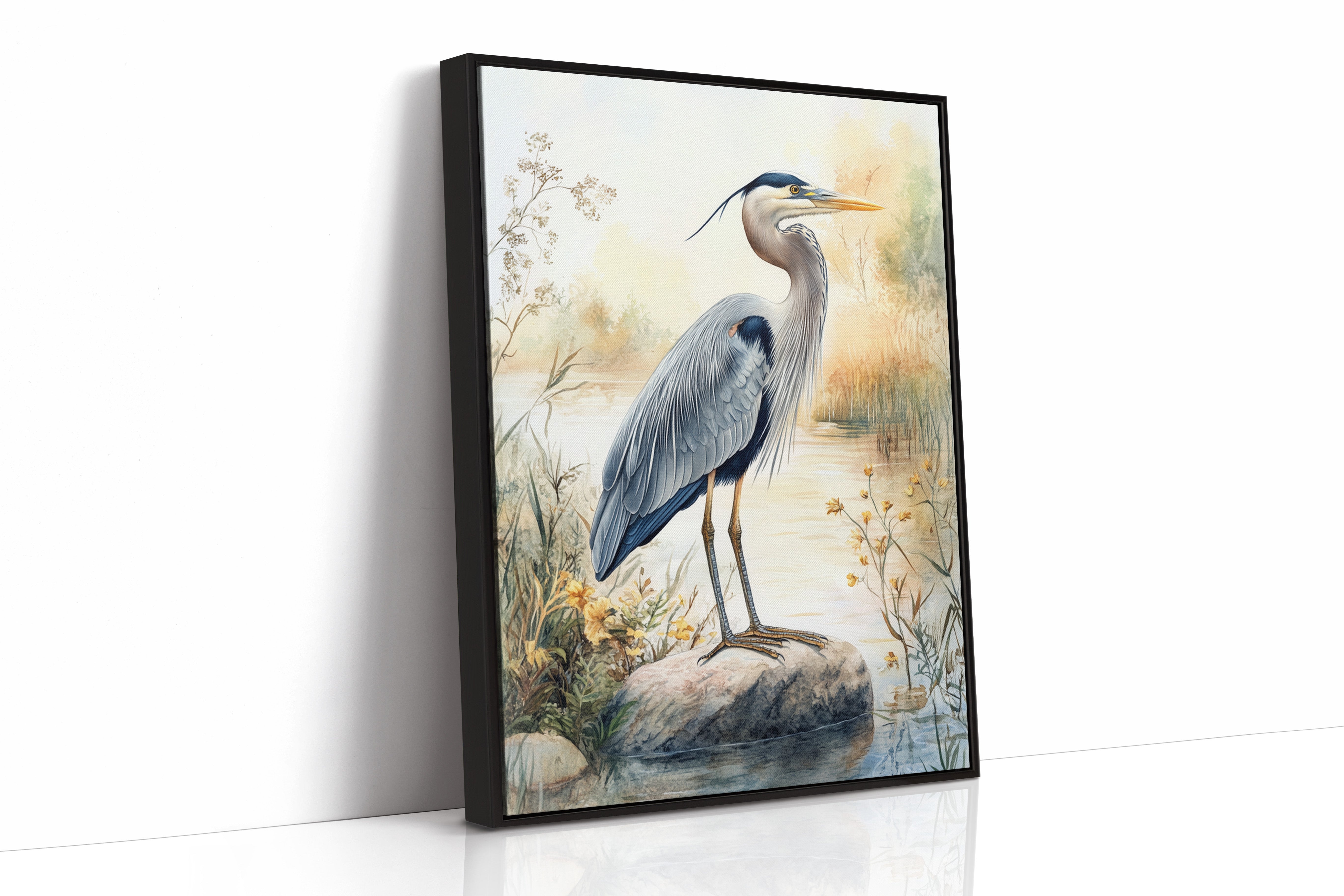 AL0056 - Premium Art Print - Black Framed Canvas image 1