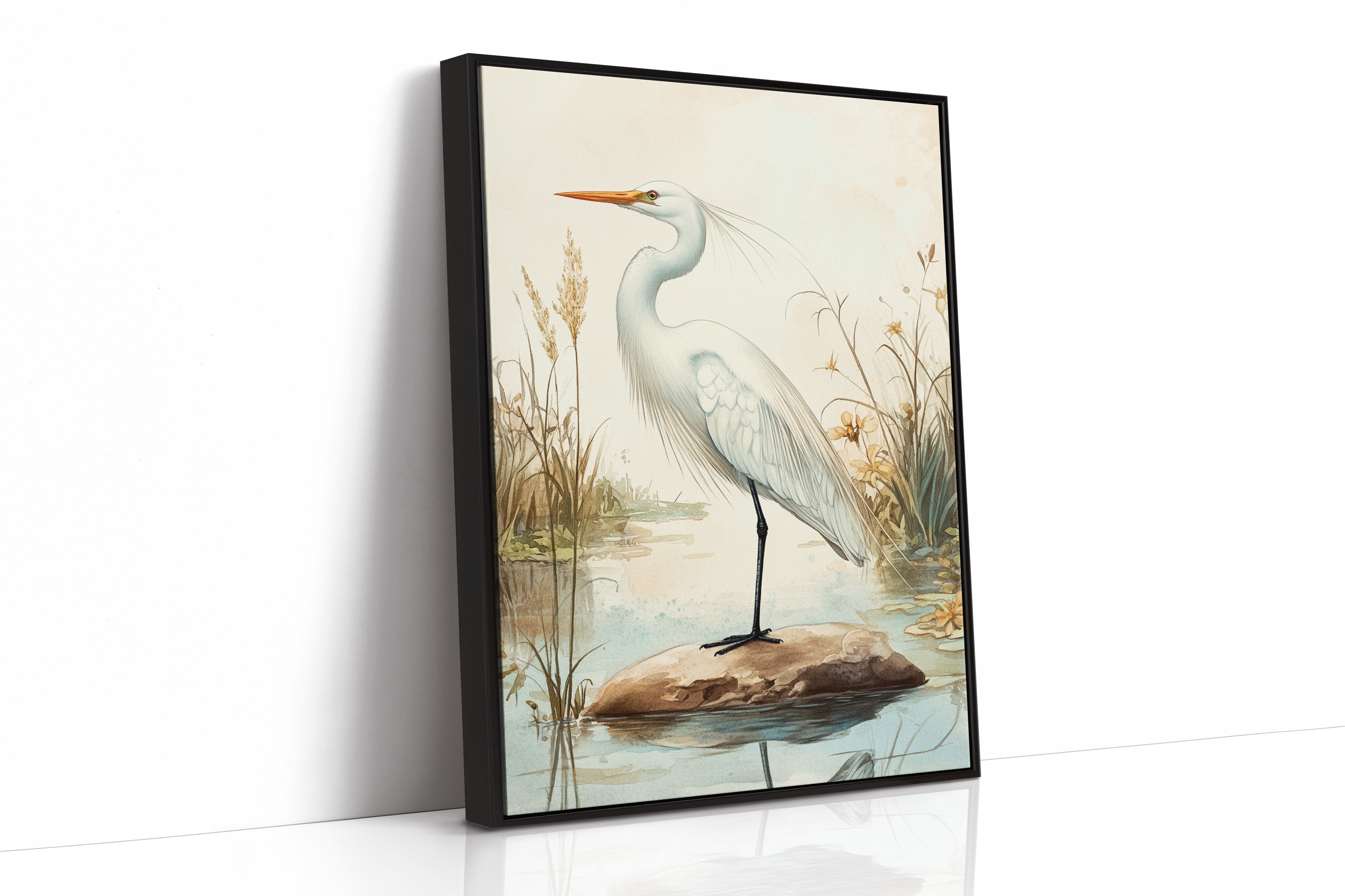 AL0059 - Premium Art Print - Black Framed Canvas image 1