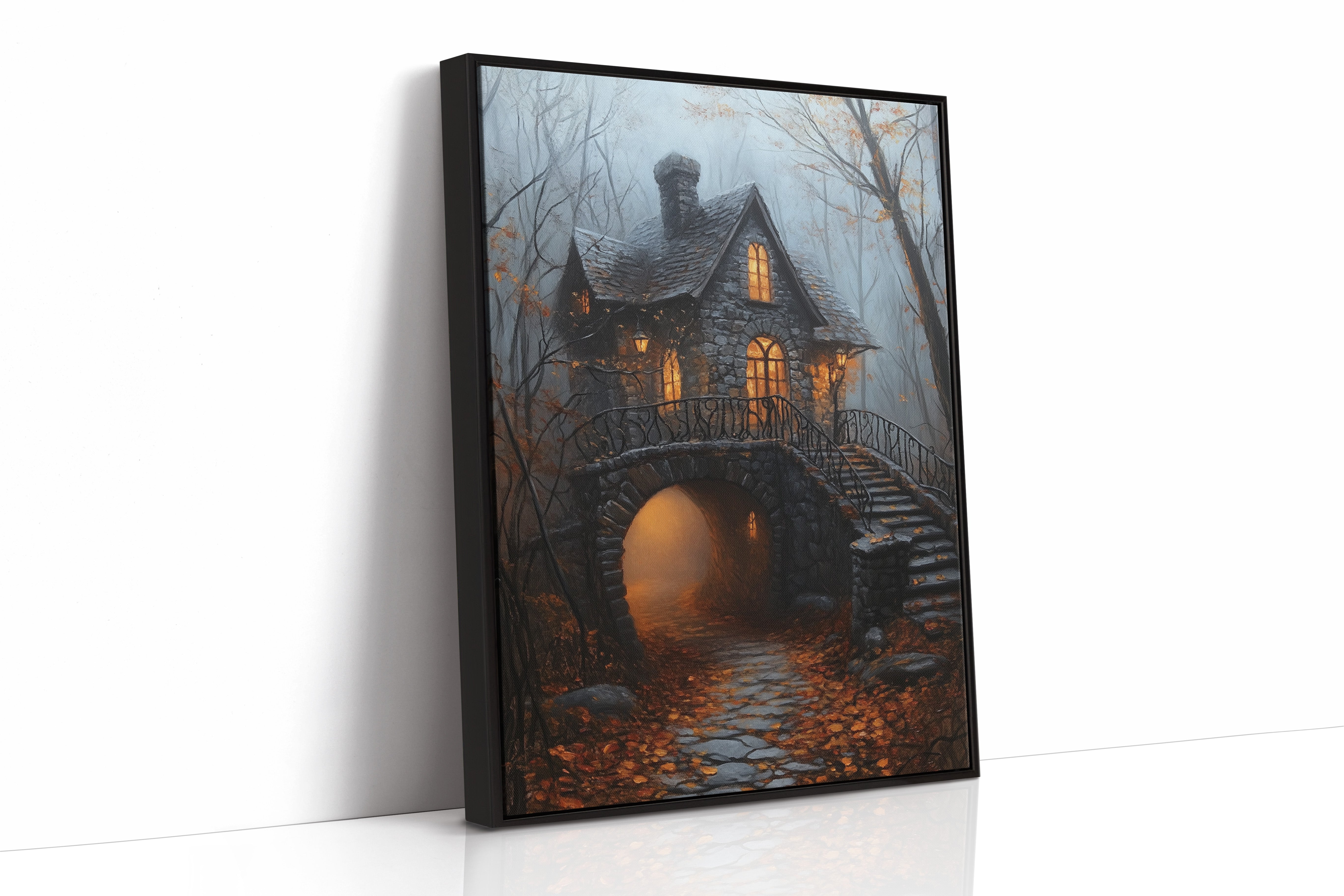 AL0063 - Premium Art Print - Black Framed Canvas image 1