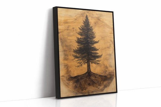 AL0065 - Premium Art Print - Black Framed Canvas image 1