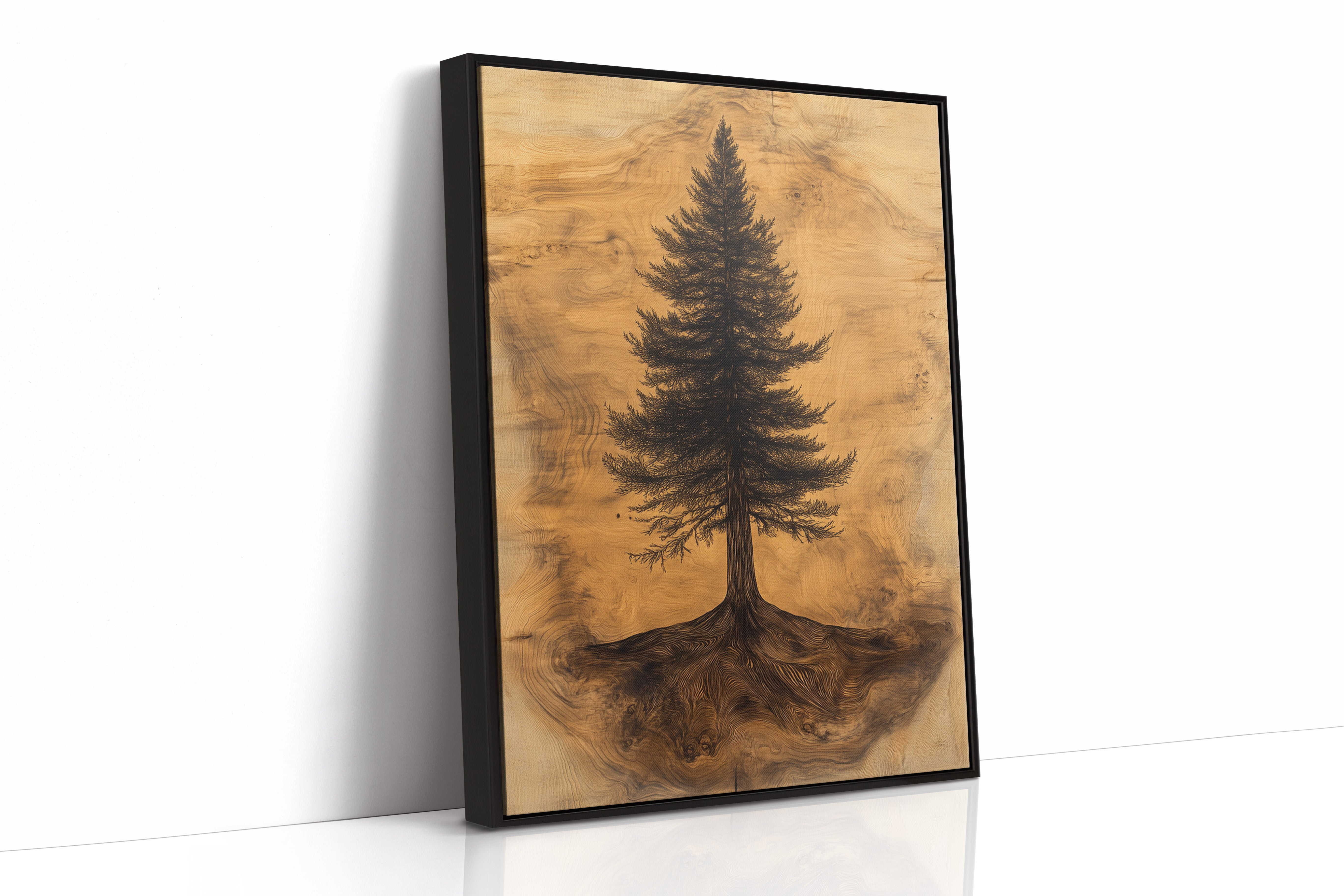 AL0065 - Premium Art Print - Black Framed Canvas image 1