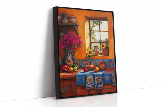 AL0068 - Premium Art Print - Black Framed Canvas image 1