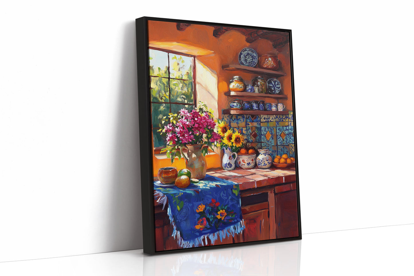 AL0069 - Premium Art Print - Black Framed Canvas image 1