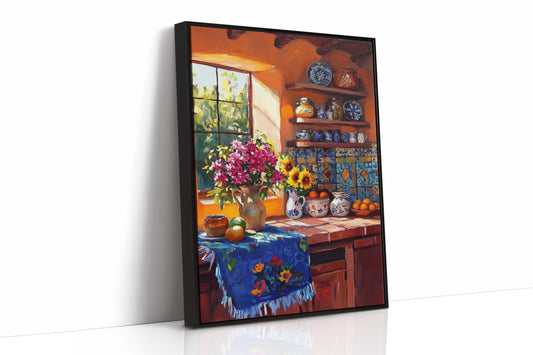 AL0069 - Premium Art Print - Black Framed Canvas image 1