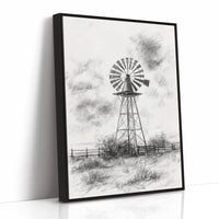 AL0076 - Premium Art Print - Black Framed Canvas image 1