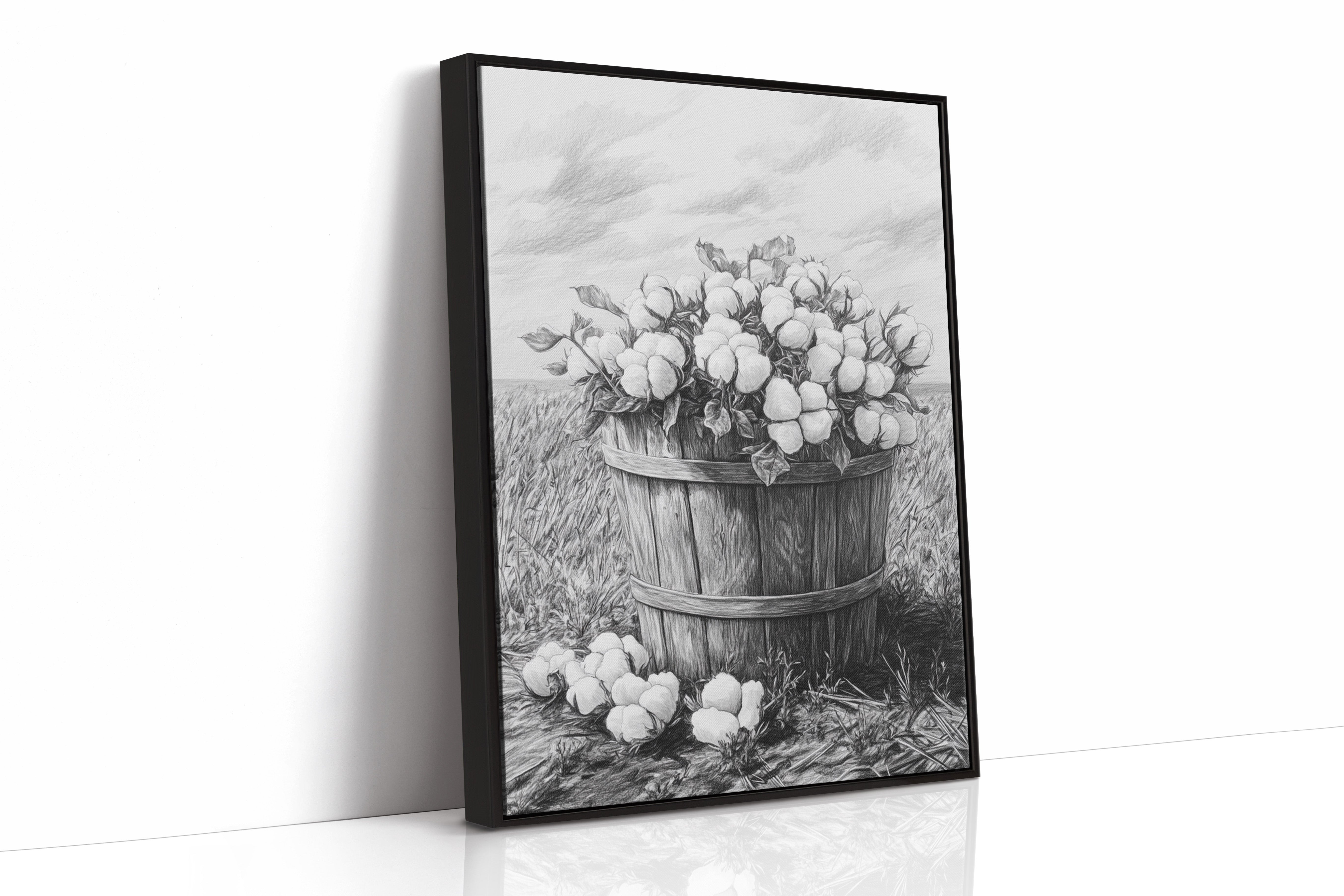 AL0077 - Premium Art Print - Black Framed Canvas image 1