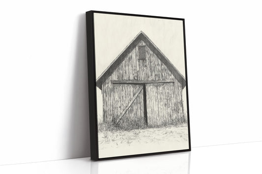 AL0079 - Premium Art Print - Black Framed Canvas image 1