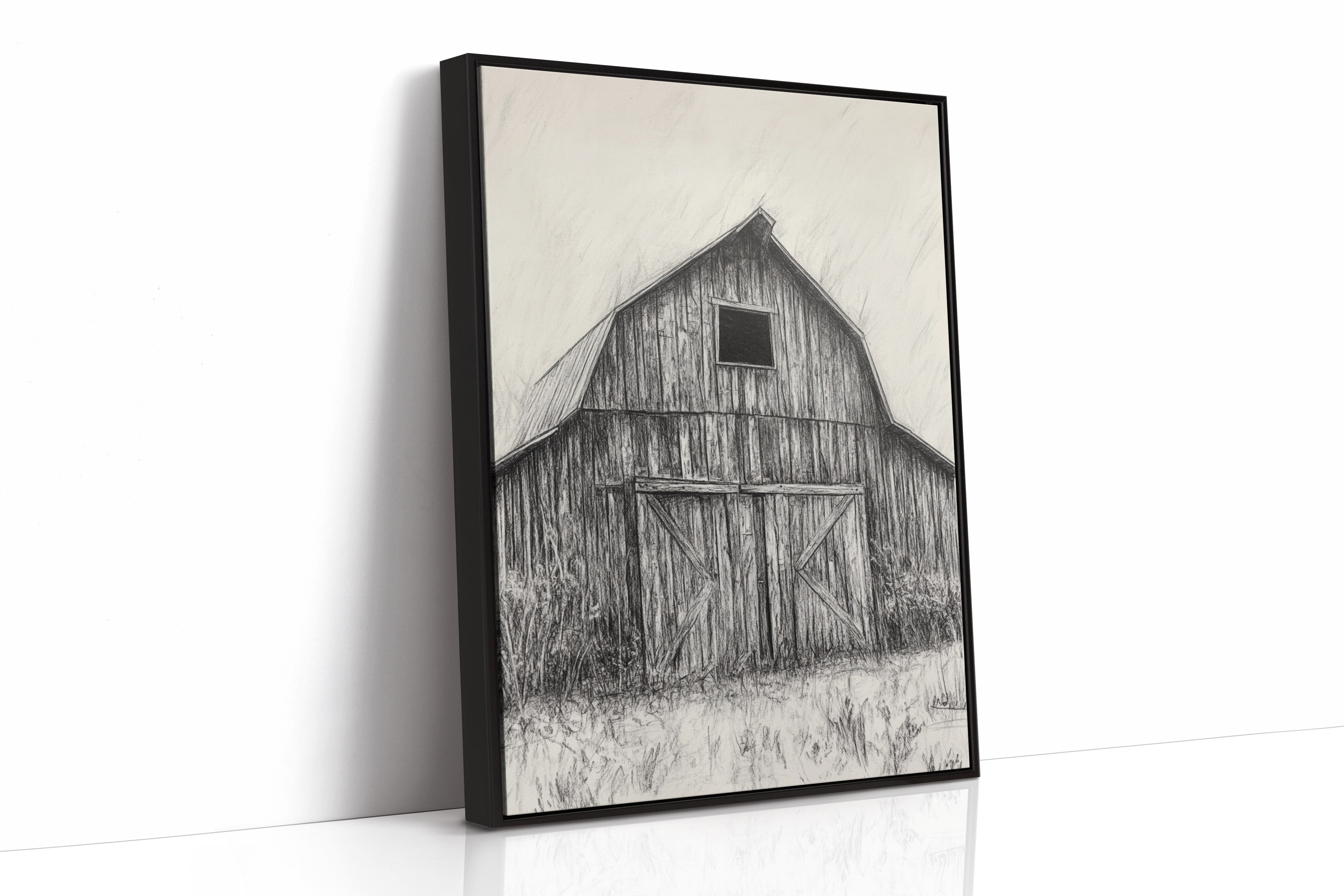 AL0080 - Premium Art Print - Black Framed Canvas image 1