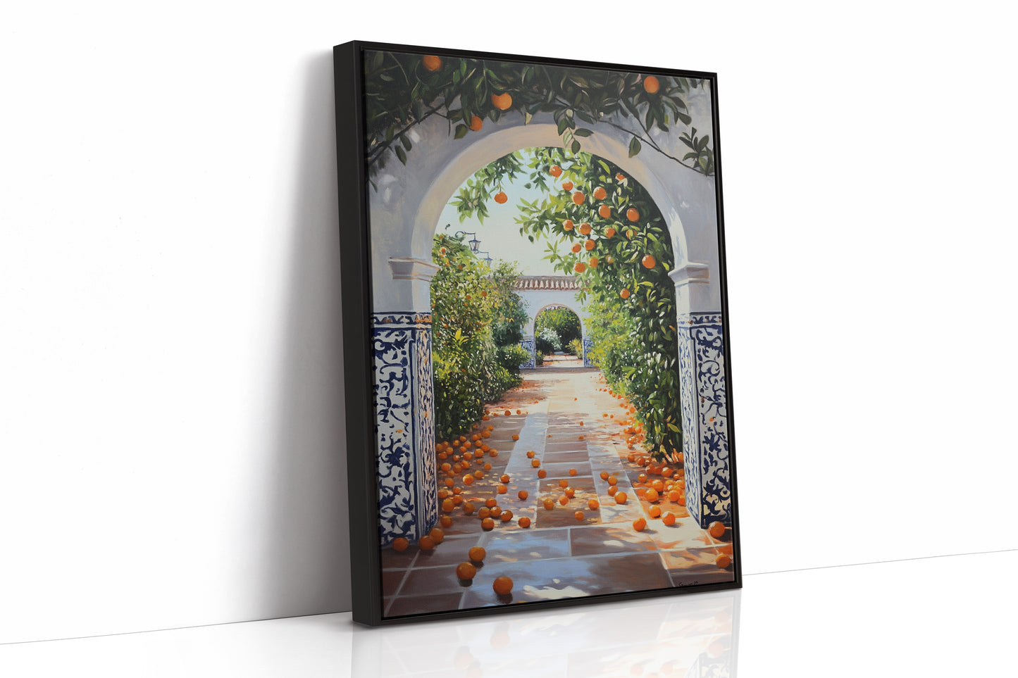 AL0082 - Premium Art Print - Black Framed Canvas image 1