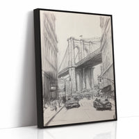 AL0088 - Premium Art Print - Black Framed Canvas image 1