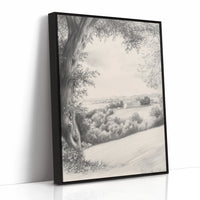 AL0089 - Premium Art Print - Black Framed Canvas image 1