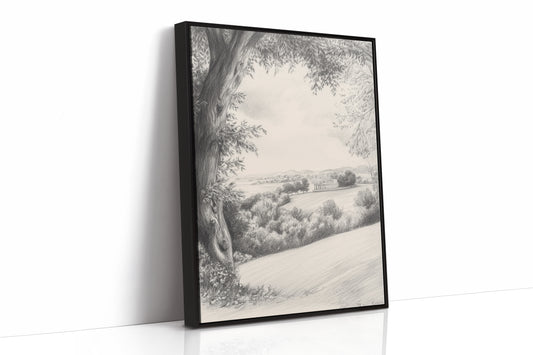 AL0089 - Premium Art Print - Black Framed Canvas image 1