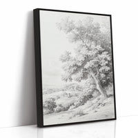 AL0090 - Premium Art Print - Black Framed Canvas image 1