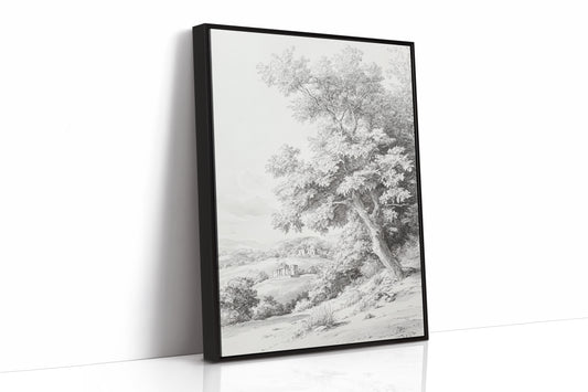 AL0090 - Premium Art Print - Black Framed Canvas image 1