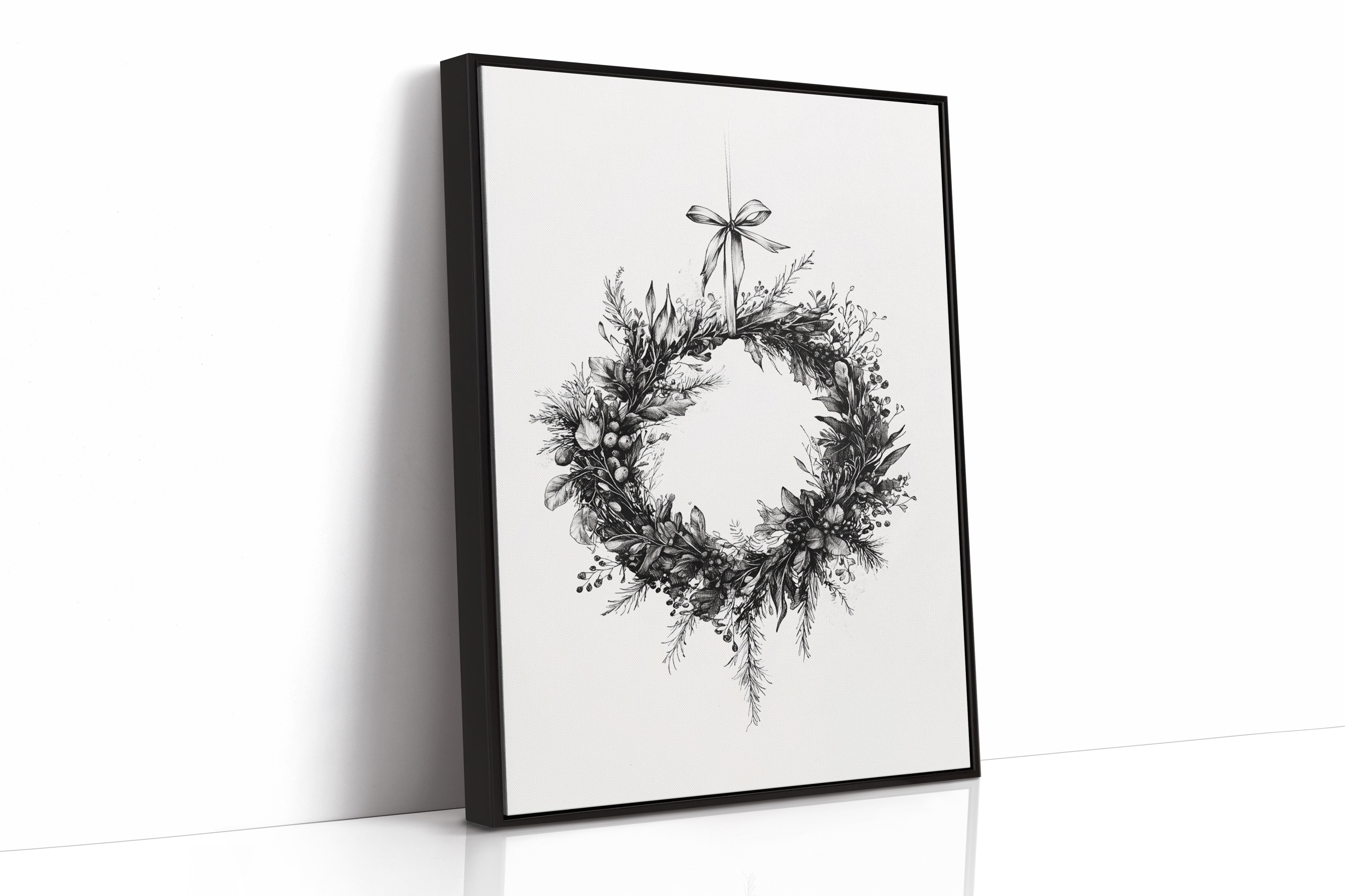 AL0095 - Premium Art Print - Black Framed Canvas image 1