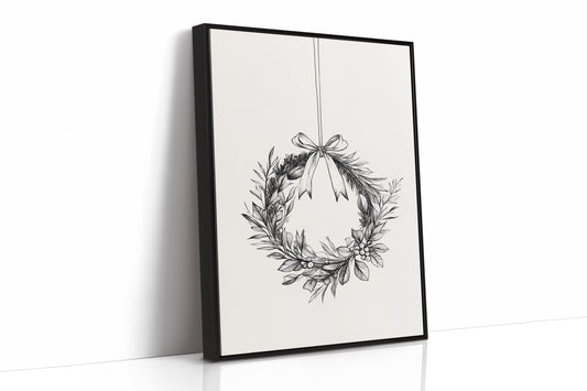 AL0096 - Premium Art Print - Black Framed Canvas image 1