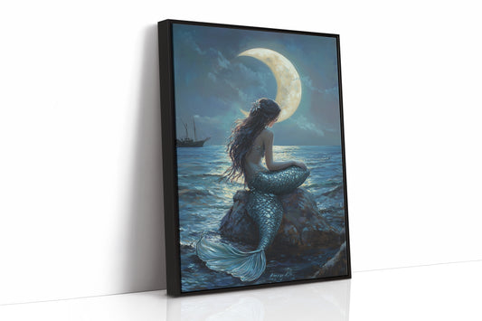 AL0104 - Premium Art Print - Black Framed Canvas image 1