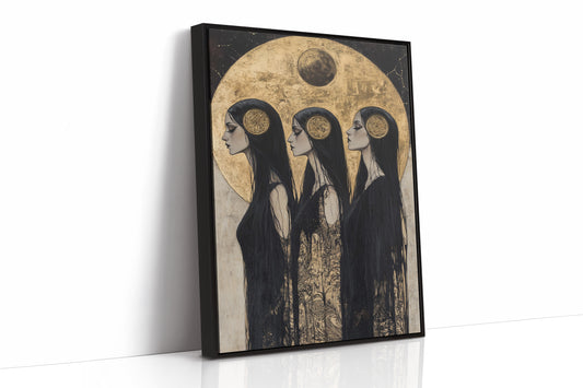 AL0106 - Premium Art Print - Black Framed Canvas image 1