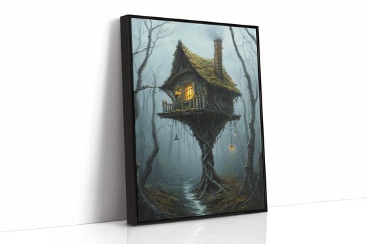 AL0107 - Premium Art Print - Black Framed Canvas image 1