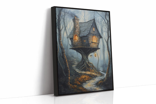 AL0108 - Premium Art Print - Black Framed Canvas image 1
