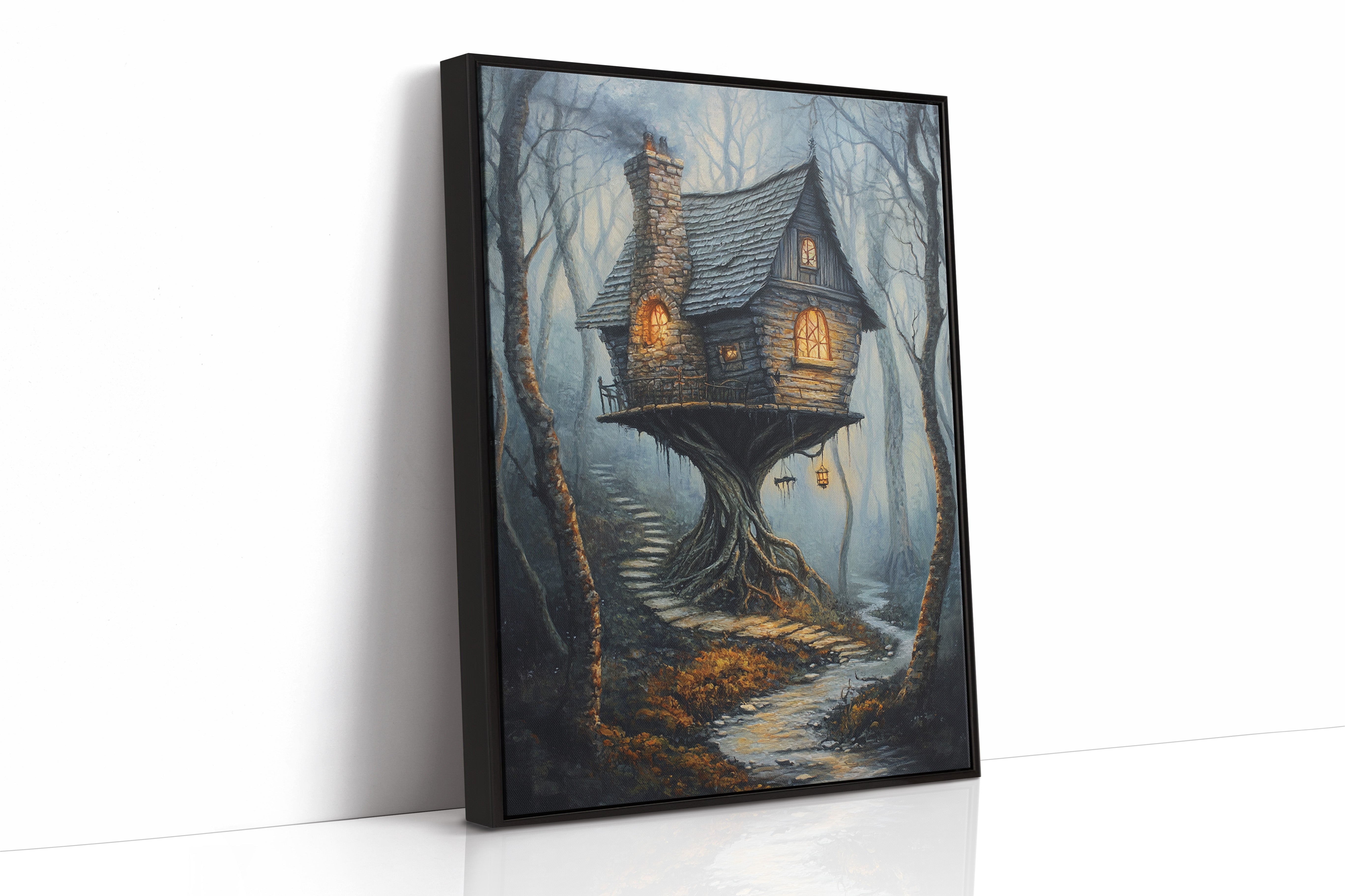 AL0108 - Premium Art Print - Black Framed Canvas image 1