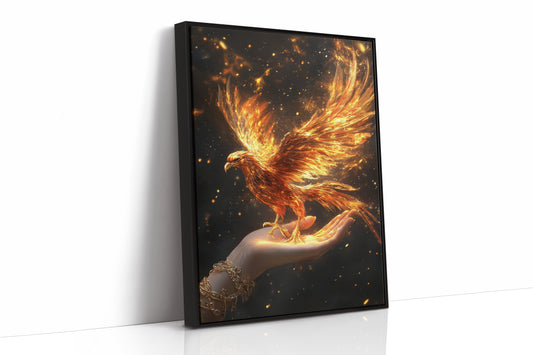 AL0111 - Premium Art Print - Black Framed Canvas image 1