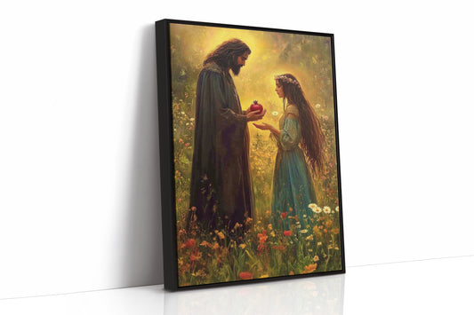 AL0112 - Premium Art Print - Black Framed Canvas image 1