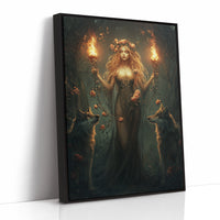 AL0113 - Premium Art Print - Black Framed Canvas image 1