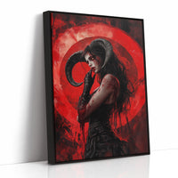 AL0115 - Premium Art Print - Black Framed Canvas image 1