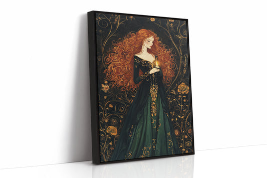AL0120 - Premium Art Print - Black Framed Canvas image 1