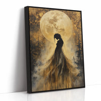AL0124 - Premium Art Print - Black Framed Canvas image 1