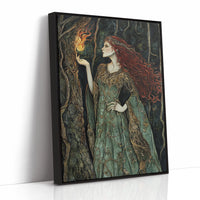 AL0125 - Premium Art Print - Black Framed Canvas image 1